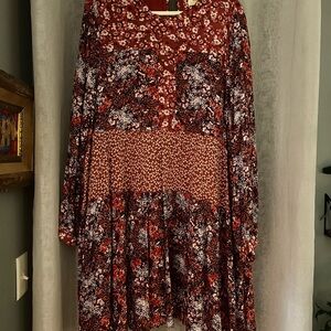 Anthropologie Mauve dress